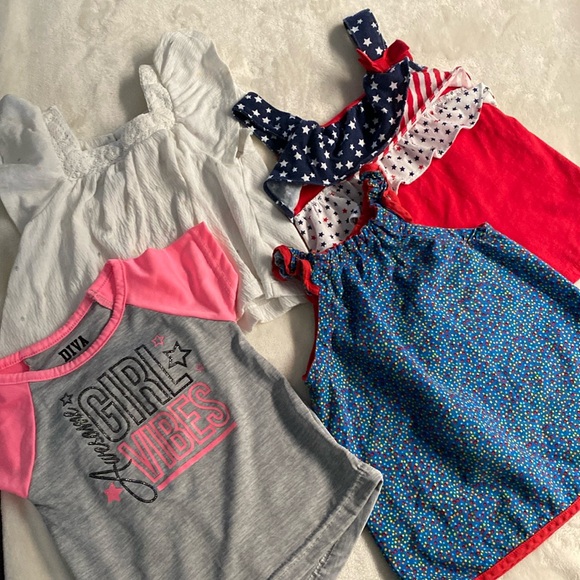 4 various tops for a 2 year old. - Picture 1 of 5